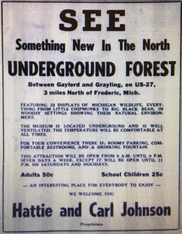 Underground Forest - Old Ad